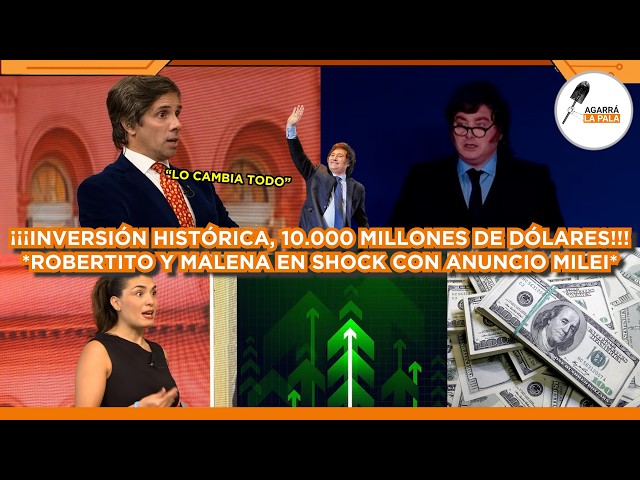ROBERTITO Y MALENA QUEDAN EN SHOCK CON LA NUEVA INVERSIÓN HISTÓRICA: "10.000 MILLONES DE DÓLARES"