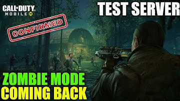 ZOMBIE MODE IS COMING IN TEST SERVER IN CALL OF DUTY MOBILE | COD MOBILE ZOMBIE MODE | JB HUNTERS