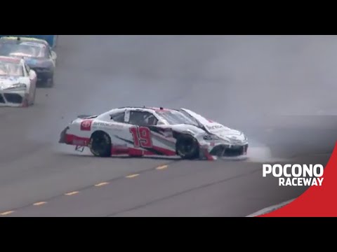 Brandon Jones wrecks on Lap 1 in Xfinity Series race at Pocono | NASCAR Xfinity Series