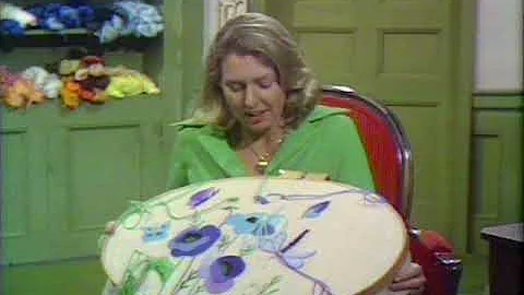 Embroidery with Erica "Satin Stitch" PBS 1971