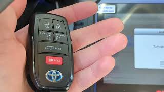 2021 Toyota Sienna Smart Key Programming with Dealership Key By Lock Maven Maryland Key Programming