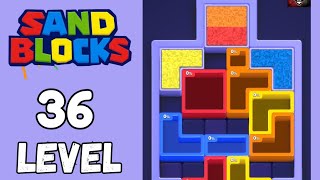 Sand Blocks Level 36 Walkthrough Solution