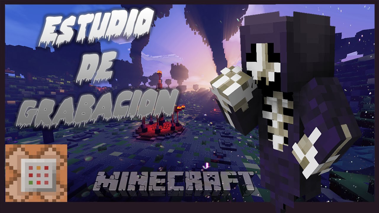 Como hacer un estudio de grabación | Comandos | Minecraft - YouTube