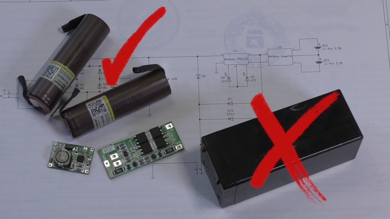 Замена свинцового аккумулятора на литиевый в радиоприемнике. - YouTube