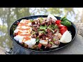 İÇ YAĞDA ET KAVURMA NASIL YAPILIR?  Fried Beef with Beef Suet on an Iron Plate Recipe