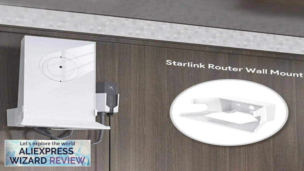 Dishy Vertical Flat Mount ABS Wall Mount for StarLink V2 Router Protection Review