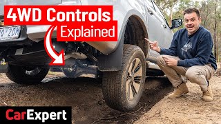 4WD modes: Diff lock, 2H, 4H, 4L & hill descent control how to/explained screenshot 4