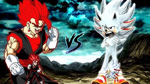 Evil Vegito SSJ V3 OP VS Hyper Shadic V2 OP in Jump Force Mugen