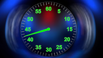 60 Seconds Countdown Clock Timer ( v. 57 ) with sound effects ! speedometer