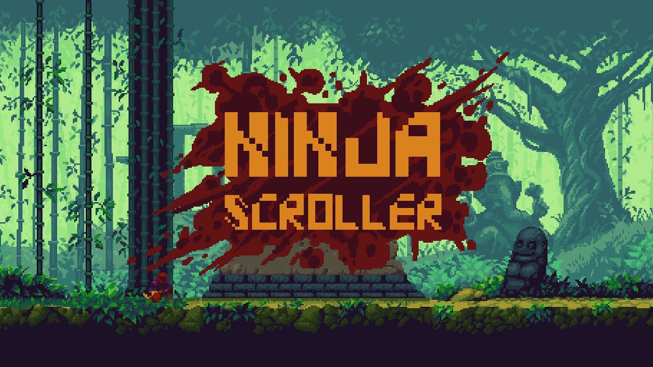 Ninja Scroller by Mars Touch Studio - ALPHA 08 WIP - 50 seconds of gameplay on LEGEND level