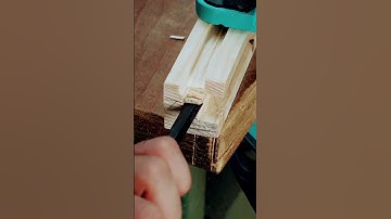 No electric tool can replace a hand chisel #shorts #woodworking #asmr #chisel #diy #art
