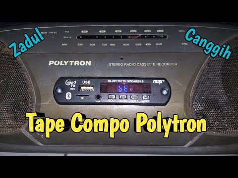 cara pasang MP3 BLUETOOTH pada tape compo Polytron