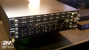 ISE 2014: CYP Shows the PU-16HBT, Part of Its New Modular Matrix System