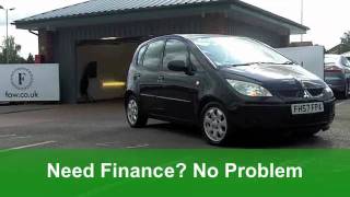 USED MITSUBISHI COLT DIESEL HATCHBACK (2007) 1.5 DI-D CZ2 5DR AUTO - FH57FPA
