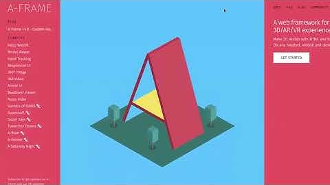 Web VR Class - A Frame