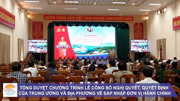 Tổng duyệt chương trình Lễ công bố Nghị quyết, Quyết định của Trung ương và địa phương về sáp nhập