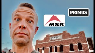 MSR Whisperlite International cooking | Primus Essential trek pot