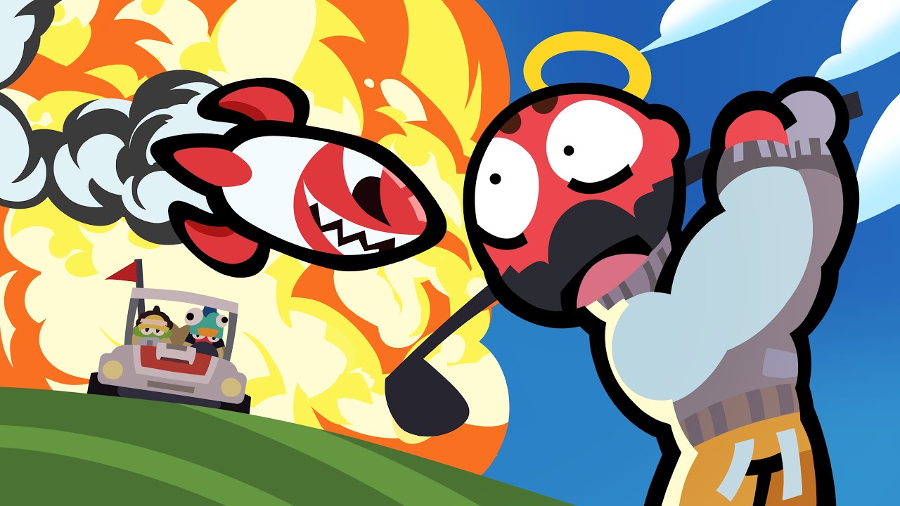 SUPER BATTLE GOLF WITH SO CALLED "FRIENDS"