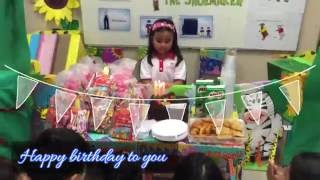My 5th birthday celebration in pcf sparkletots punggol north. i really
enjoyed when friends and classmates sang happy three different
language...