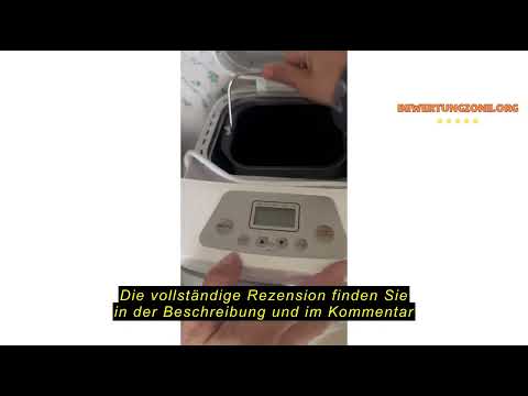 Produktbewertung: Princess 152007 – Deluxe Brotbackautomat – Glutenfreies Programm