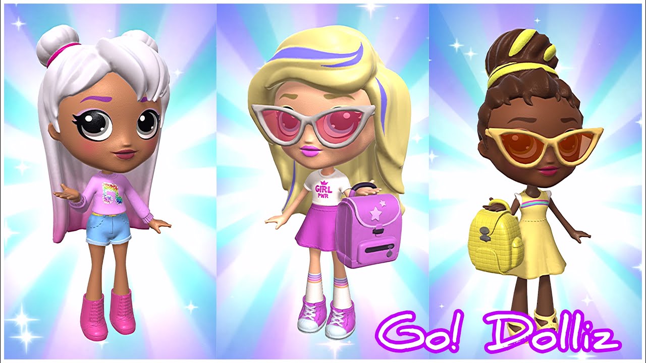 Go! Dolliz Full Series 6: School Fun Alex Ray Mia Sophia Dee