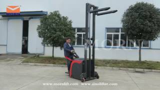 Electric stacker lift