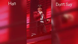 STRAY KIDS - HAN " Don't Say " 5-STAR Dome Tour 2023 Seoul Especial ( UNVEIL 13) - D1 | 21.10.2023