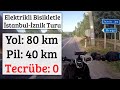 Elektrikli Bisikletle Şehirlerarası Tur. İstanbul-İznik 80 km.