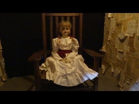 NEW Horror movie costumes and props display at Warner Bros. "IT" / "The Conjuring" / "Annabelle"
