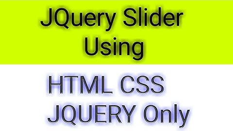 JQuery Image Slider || Using HTML CSS Jquery Only || How To Create Jquery Slider || I Want To Learn
