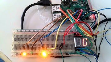 Emulação de Semáforo de Pedestres com displays multiplexados com RPI