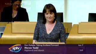 Maree Todd MSP - Debut Speech