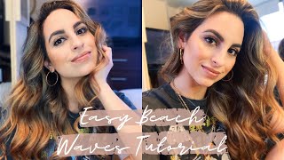 HOW TO CURL FAST, EASY BEACH WAVES TUTORIAL