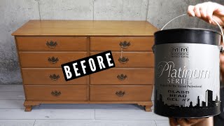 how to glam up an old and boring dresser