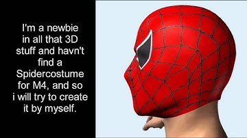 Spidermask for DAZ Michael 4 and Poser (in work)