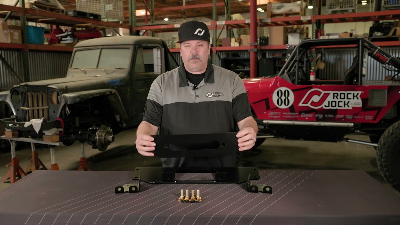 RJ-641100-101 - JL/JT Winch Plate Kit (Steel Bumper)