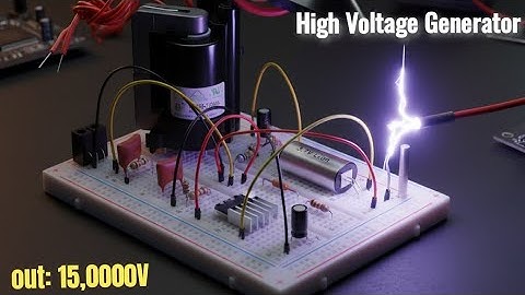 High Voltage Generator ⚡⚡ || 3.7V to 15KV with Flyback Transformer