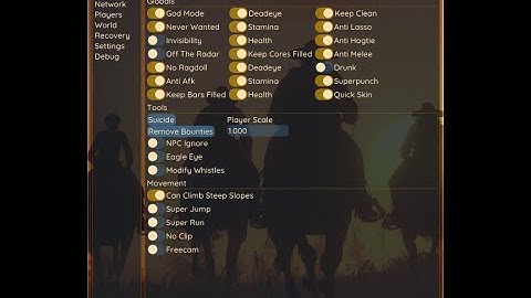Terminus: b0rk3d V2 - Ultimate FREE RDR2 Mod Menu for 2025!