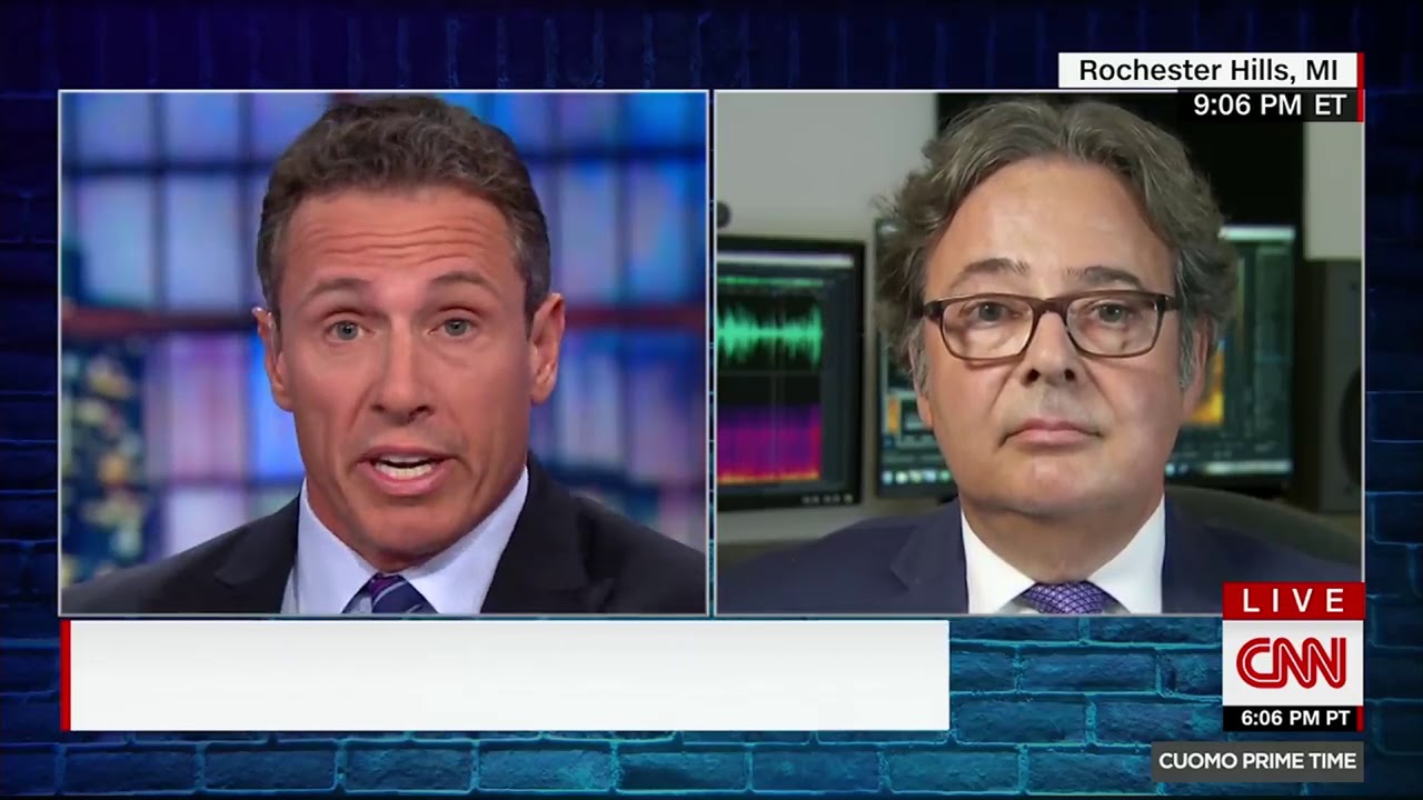 CNN LIVE Audio Forensic Expert Examines Trump-Cohen Tapes - YouTube