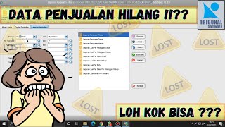 Data Penjualan Hilang ? Bagaimana solusinya | FAQ | Masalah Klien | Trigonal software screenshot 2