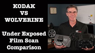 Wolverine VS Kodak 8mm Film Digitizer Under Exposed 8mm Film Comparison