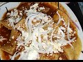 CHILAQUILES EN SALSA ROJA, DELICIOSOS - LIZEXY