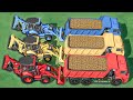 Fly TRUCK KAMA 3 with Colors -  LOAD WORKING WITH  CAT BACKHOE LOADERS   Farming Simulator 22