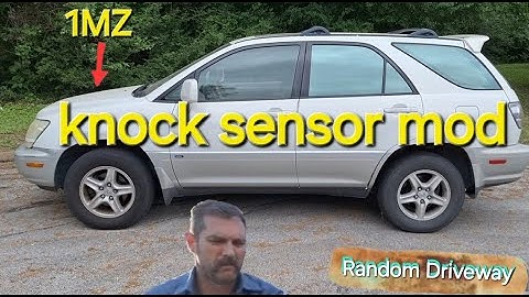 2002 Lexus RX300 knock sensor relocate mod #carpart