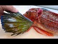 Cuisine de rue japonaise  poisson doiseau sashimi okinawa fruits de mer japon