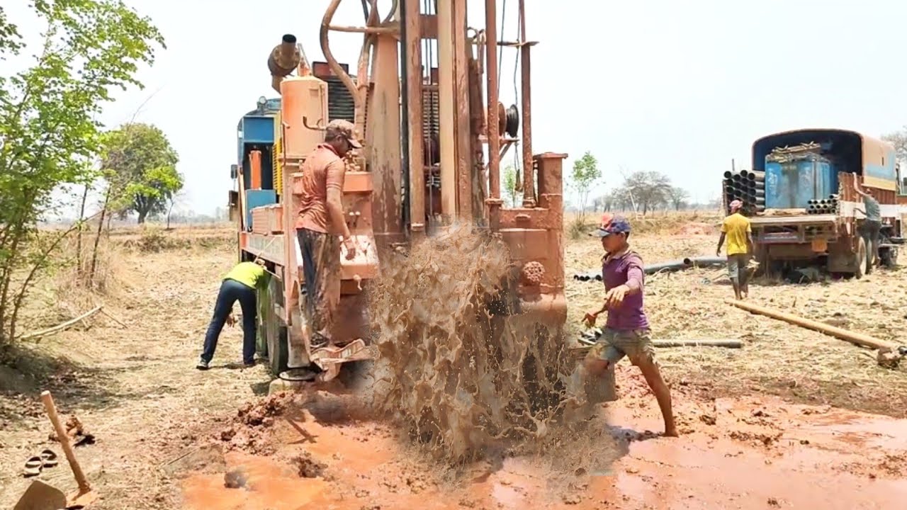 Borewell drilling water well drill machine 510 Feet Deep Boring