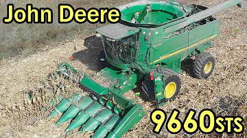 Kolik váží kombajn John Deere 9660?