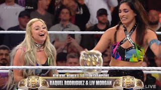 Liv Morgan & Raquel Rodriguez wins WWE Women's Tag Team Titles ...