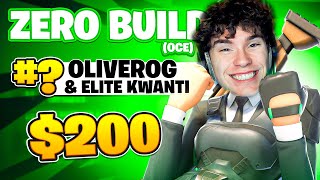 How We WON A Game In The DUO ZERO BUILD Cash Cup🏆 ($200) | OliverOG