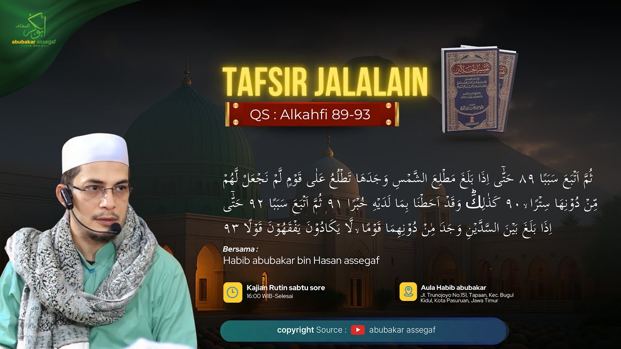 🔴 Live Kajian Tafsir Jalalain 02 Muharam 1447 H | Di Kediaman Habib Abubakar Hasan Assegaf